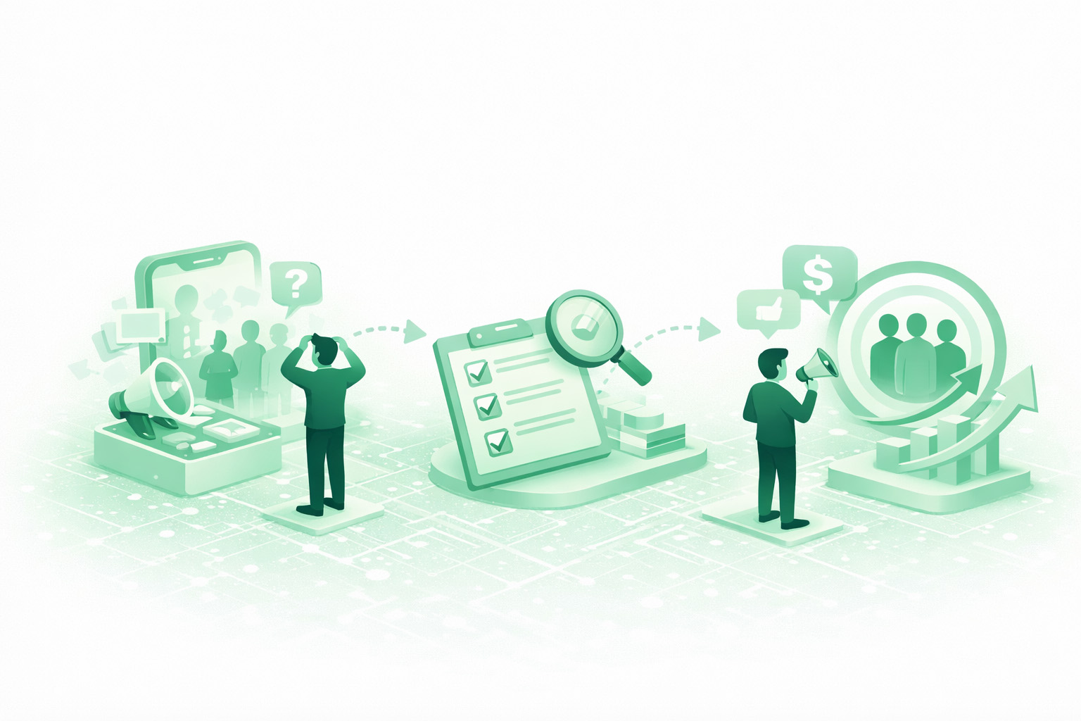 Go-to-market and growth section visual