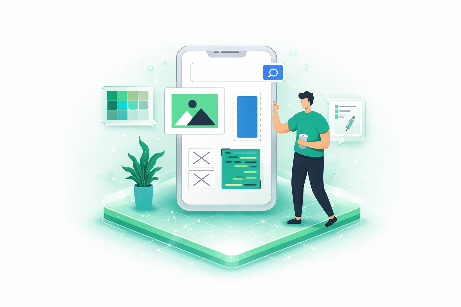UI and UX design